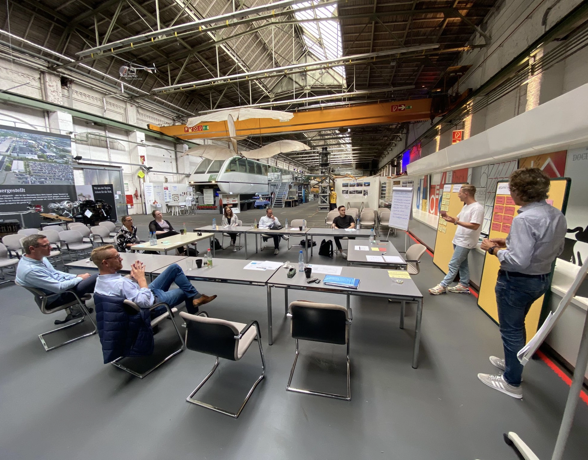 Workshop mit Mitarbeitenden der Firma Hübner.